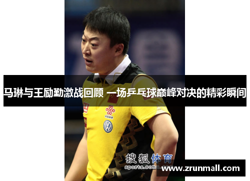 马琳与王励勤激战回顾 一场乒乓球巅峰对决的精彩瞬间